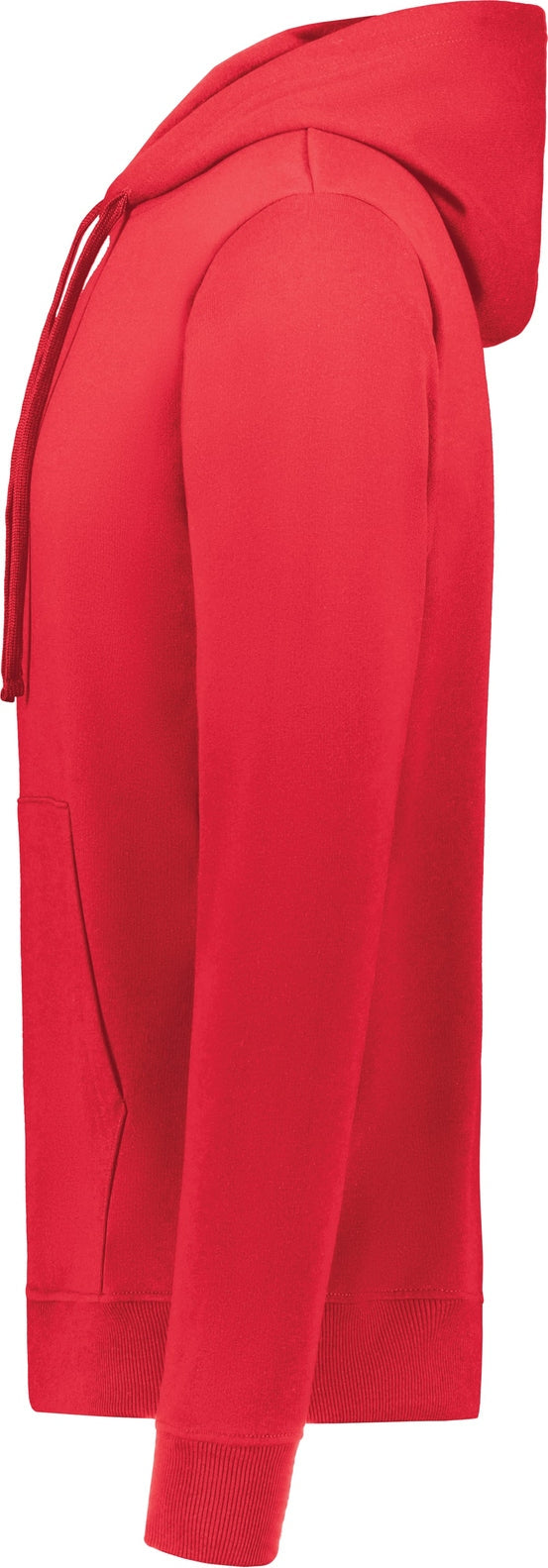 Augusta 6955 All-day Core Basic Fleece Hoodie - Cherry Red