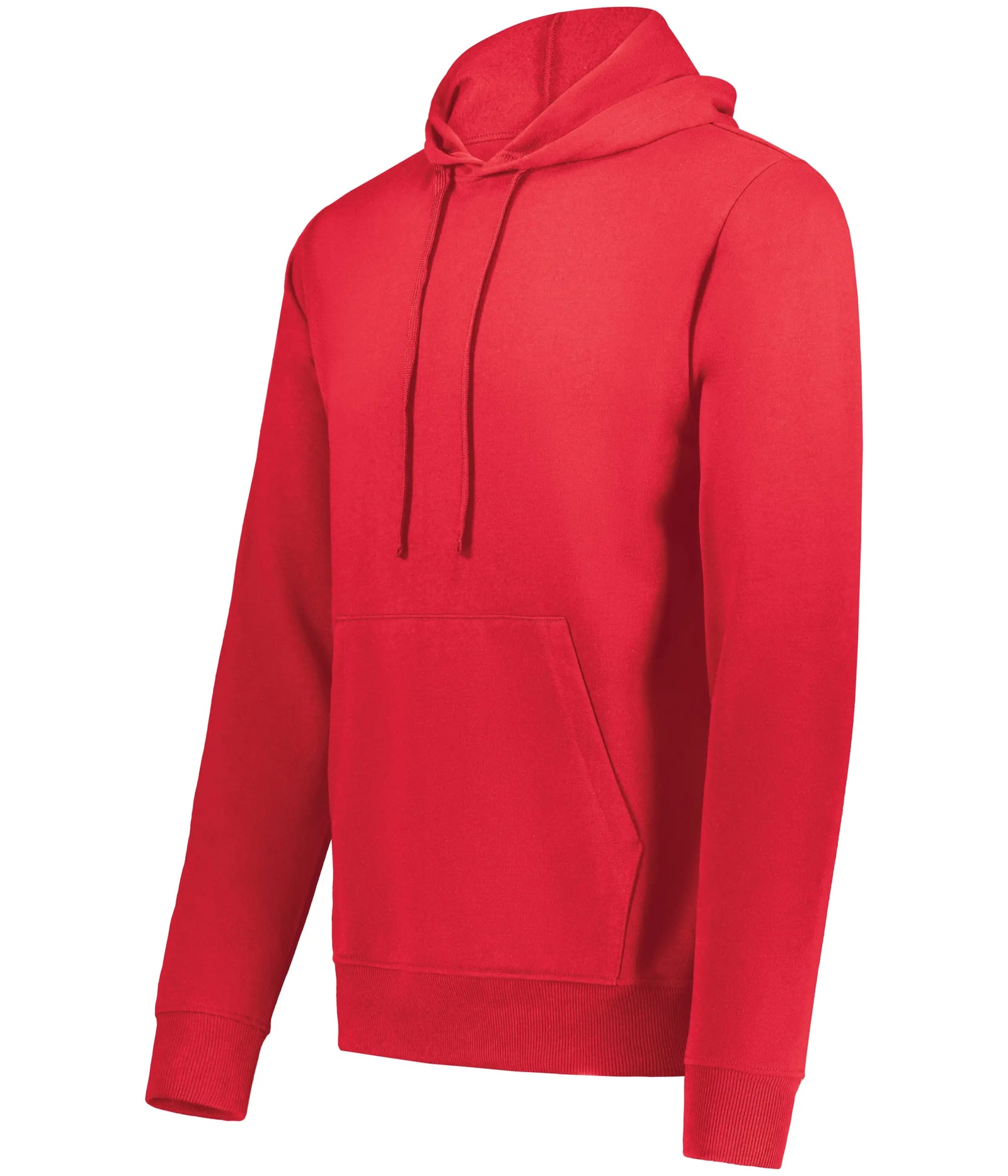 Augusta 6955 All-day Core Basic Fleece Hoodie - Cherry Red
