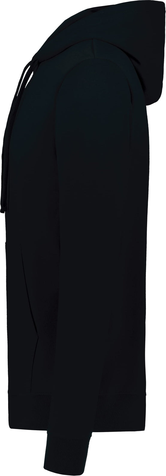 Augusta 6955 All-day Core Basic Fleece Hoodie - Jet Black