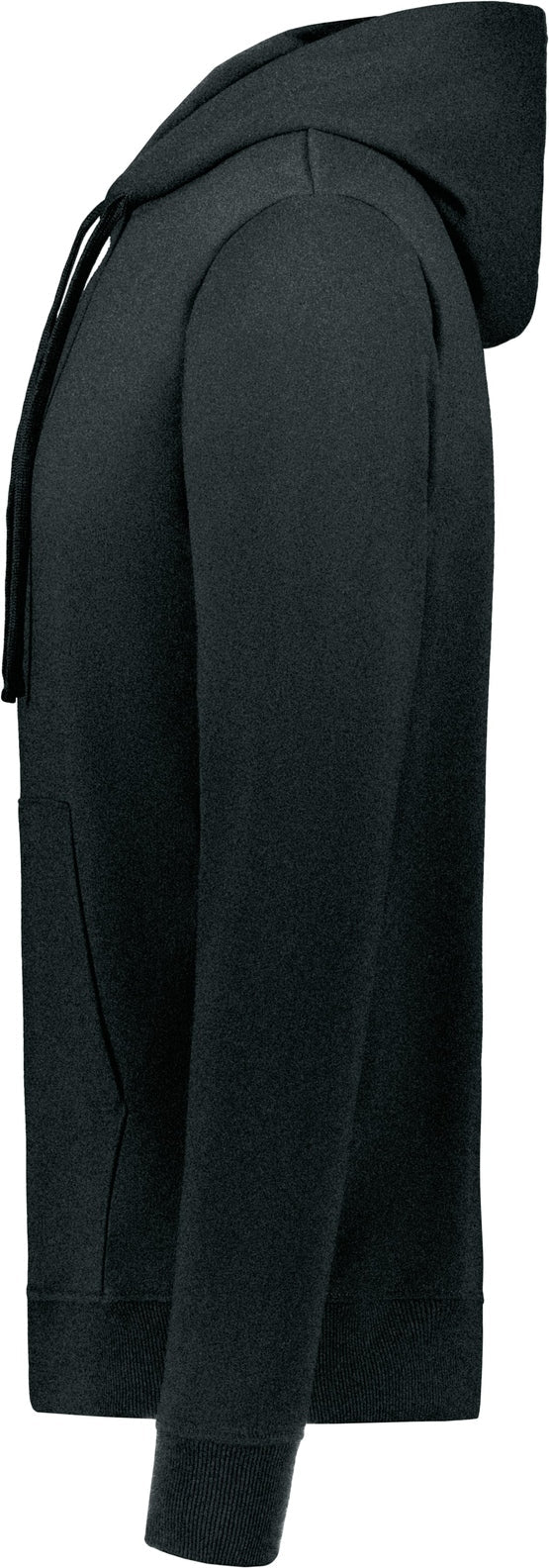 Augusta 6955 All-day Core Basic Fleece Hoodie - Onyx Heather