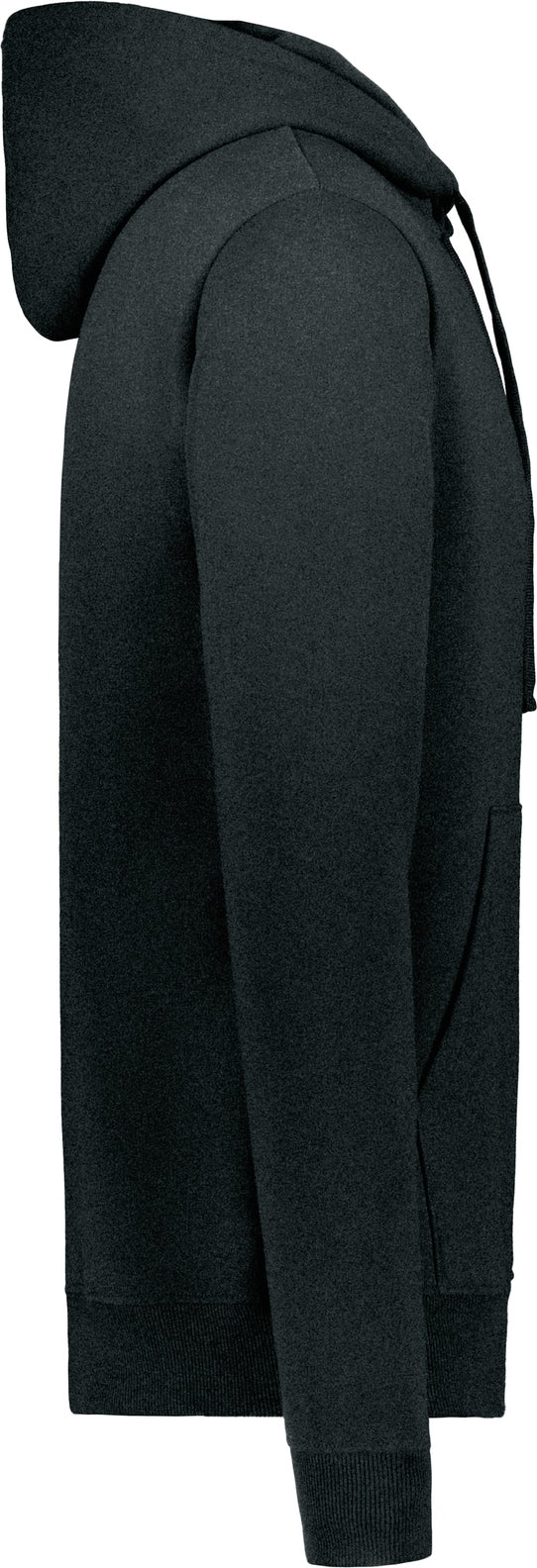Augusta 6955 All-day Core Basic Fleece Hoodie - Onyx Heather