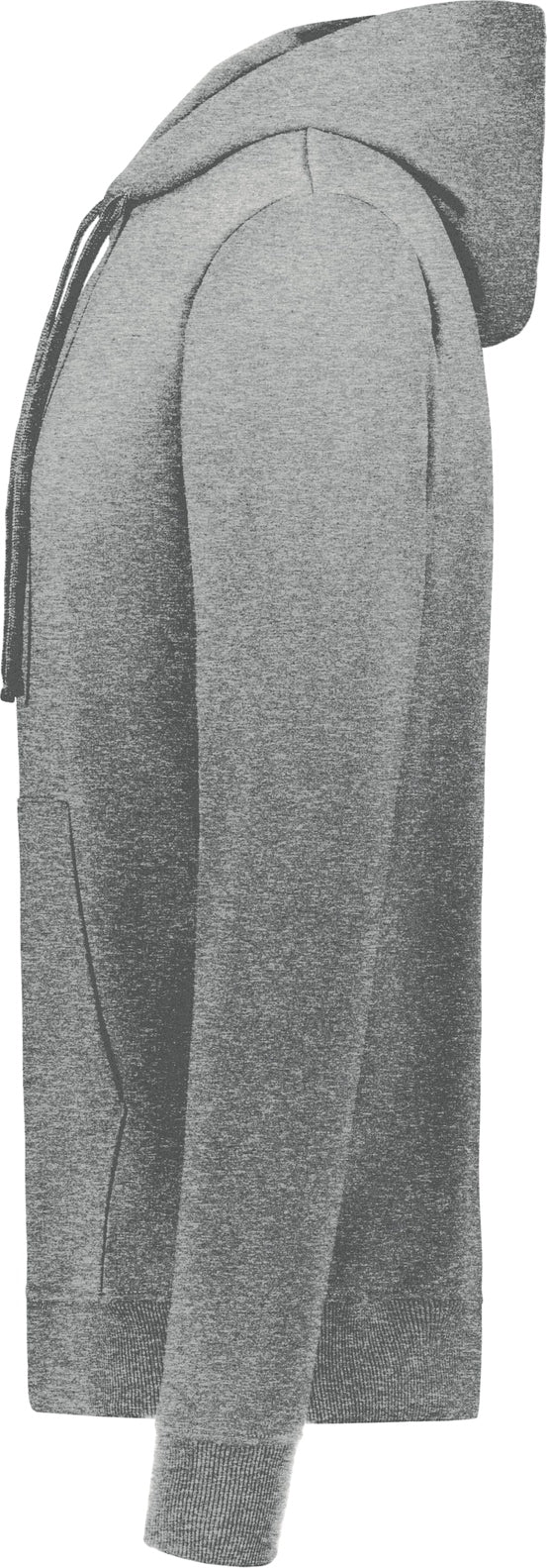 Augusta 6955 All-day Core Basic Fleece Hoodie - Platinum Heather