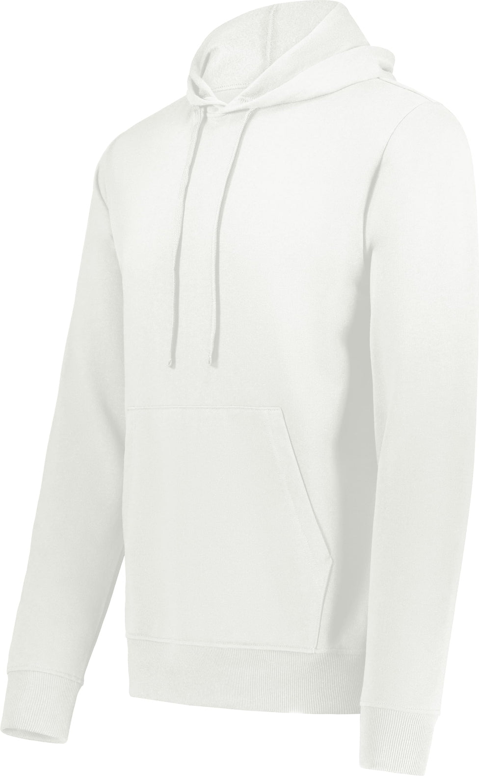 Augusta 6955 All-day Core Basic Fleece Hoodie - Ultra White - Adult s