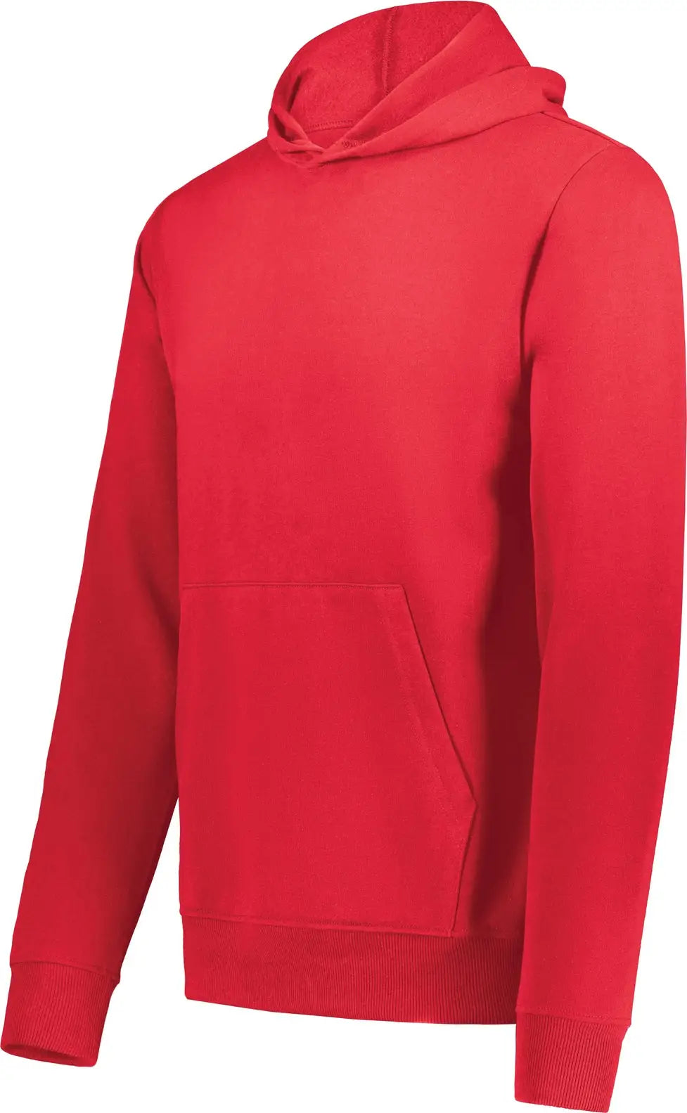 Augusta 6956 Youth All-day Core Basic Fleece Hoodie - Cherry Red - Charalerry / s
