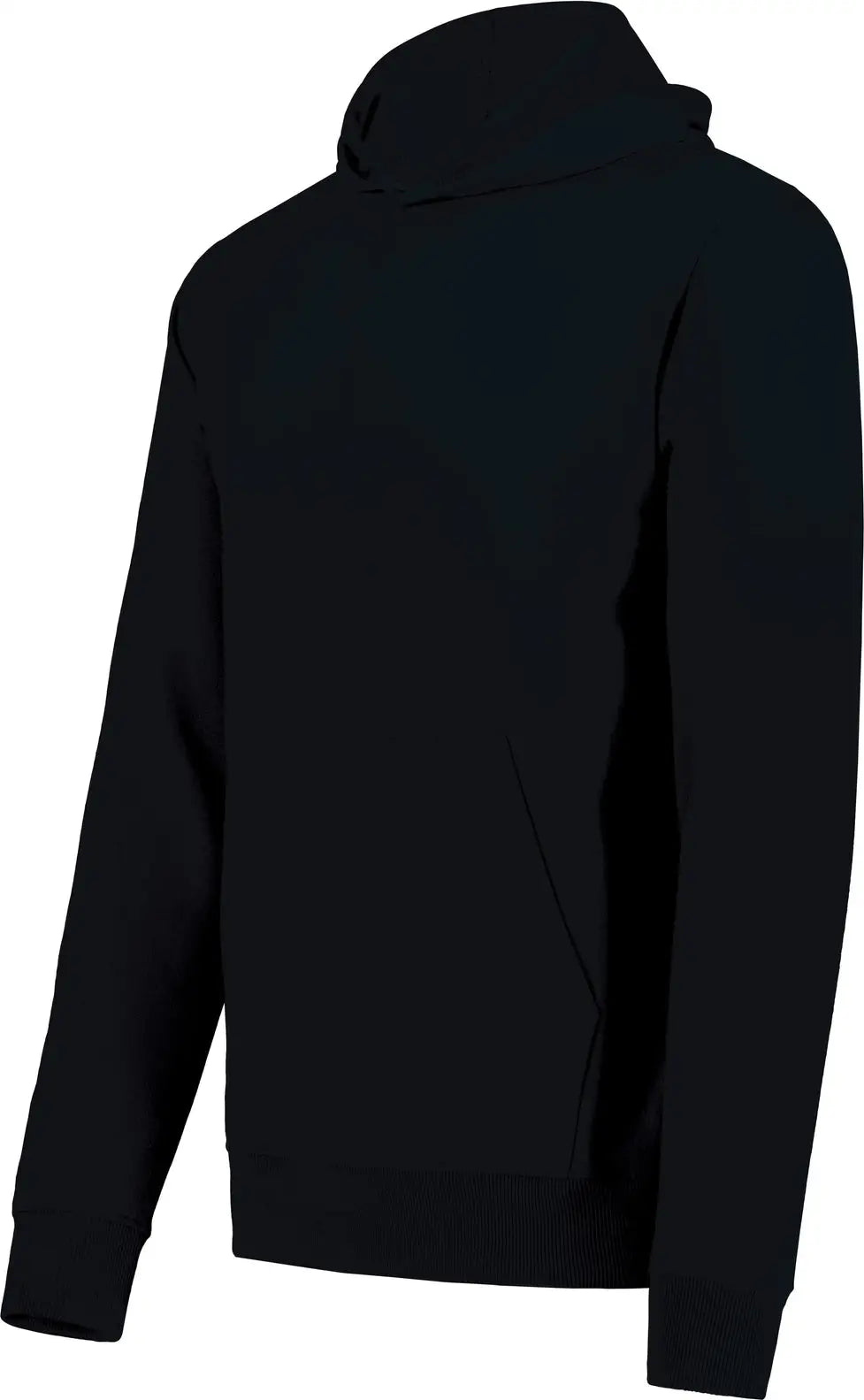 Augusta 6956 Youth All-day Core Basic Fleece Hoodie - Jet Black - s
