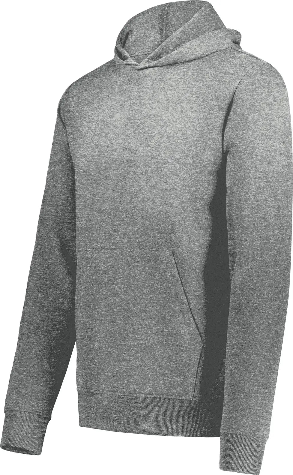 Augusta 6956 Youth All-day Core Basic Fleece Hoodie - Platinum Heather - s