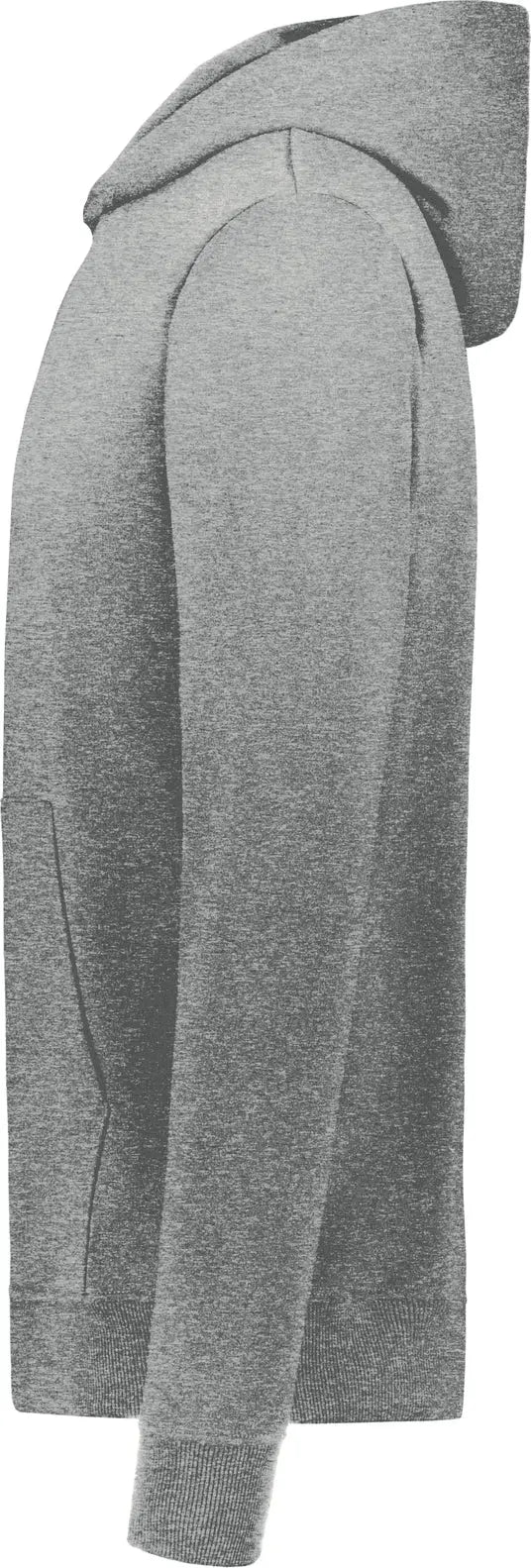Augusta 6956 Youth All-day Core Basic Fleece Hoodie - Platinum Heather