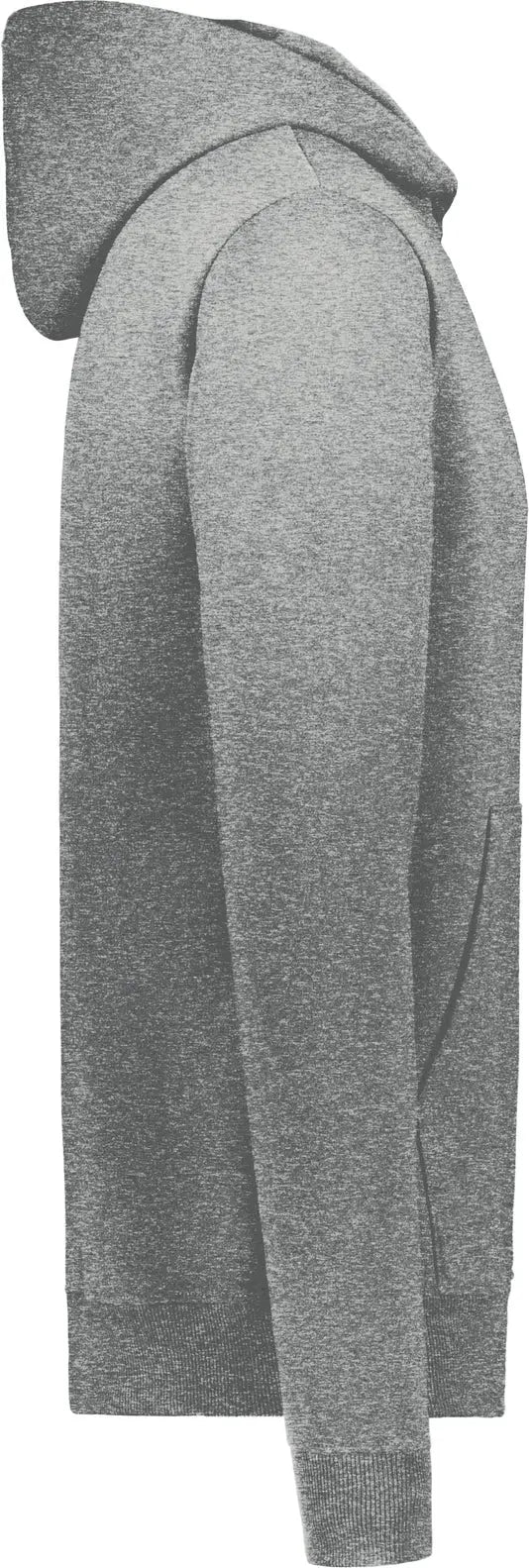 Augusta 6956 Youth All-day Core Basic Fleece Hoodie - Platinum Heather