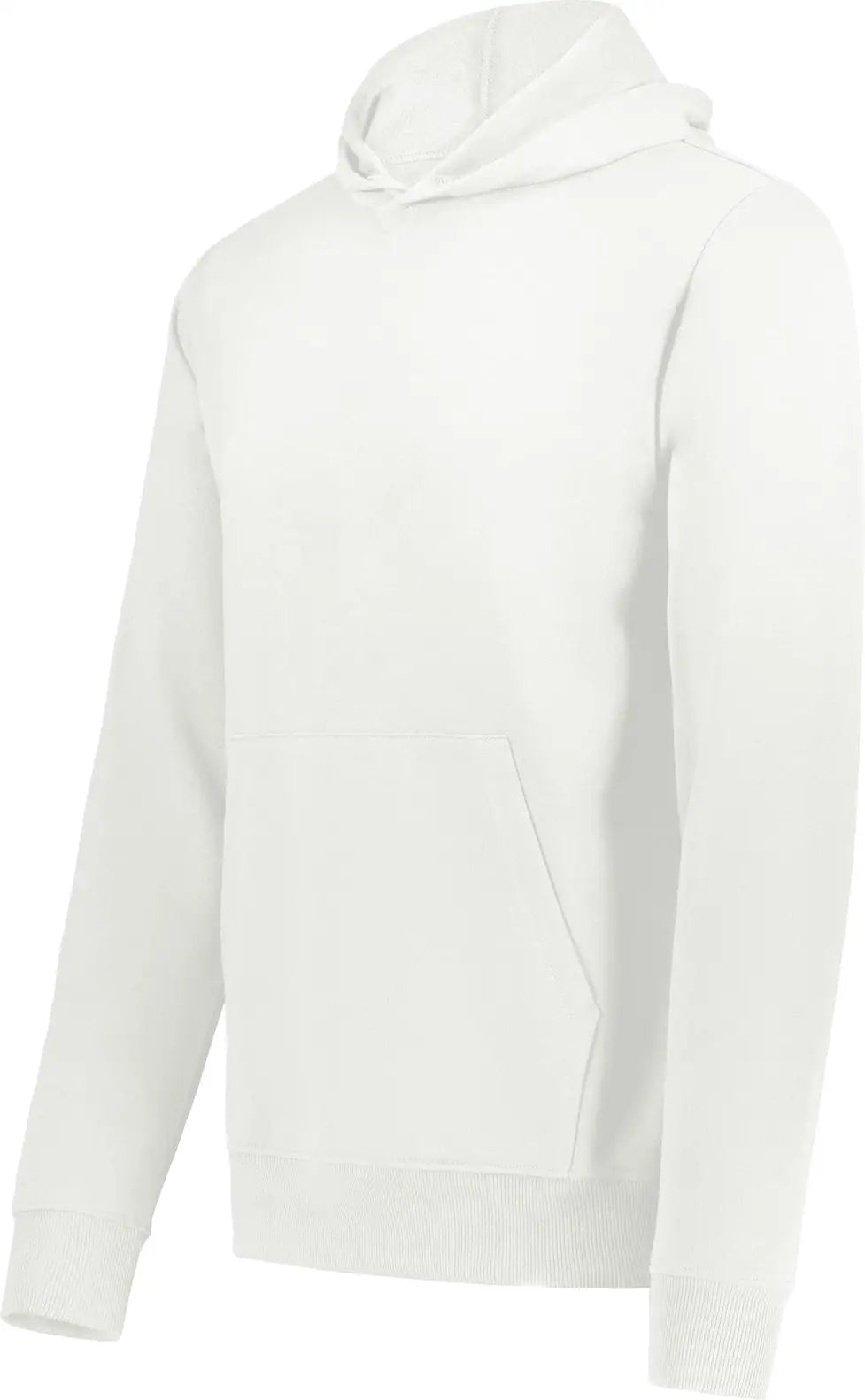 Augusta 6956 Youth All-day Core Basic Fleece Hoodie - Ultra White - s