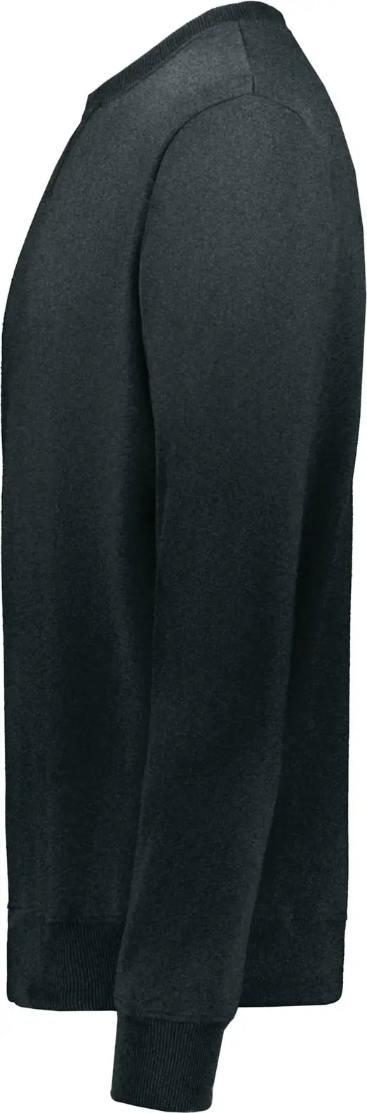 Augusta 6957 All-day Core Basic Fleece Crew Sweatshirt - Onyx Heather
