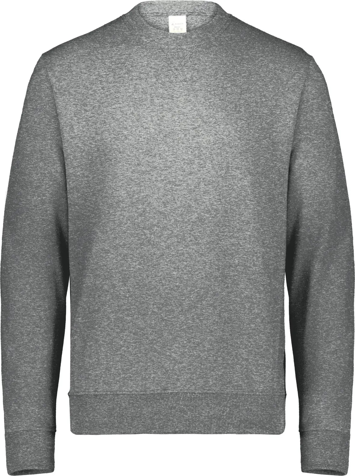 Augusta 6957 All-day Core Basic Fleece Crew Sweatshirt - Platinum Heather - Adult s