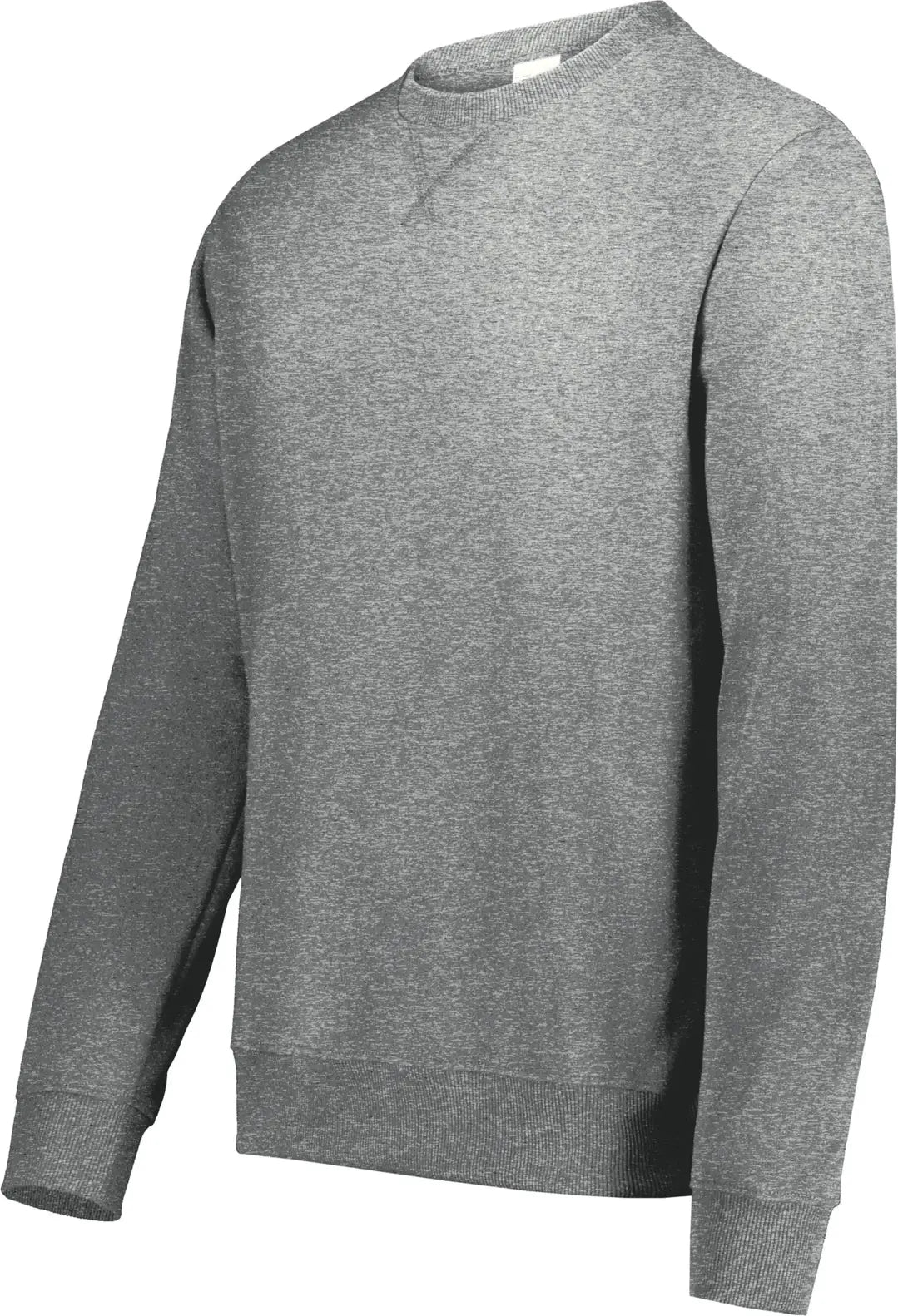 Augusta 6957 All-day Core Basic Fleece Crew Sweatshirt - Platinum Heather - Adult s