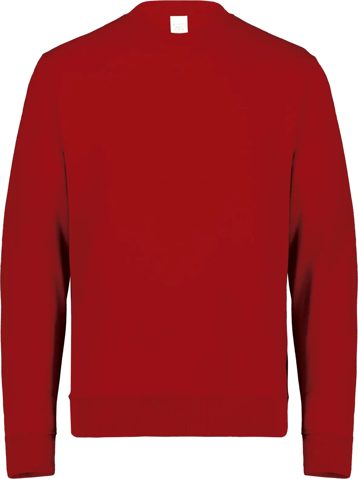 Augusta 6958 Youth All-day Core Basic Fleece Crew Sweatshirt - Charalerry Red - s
