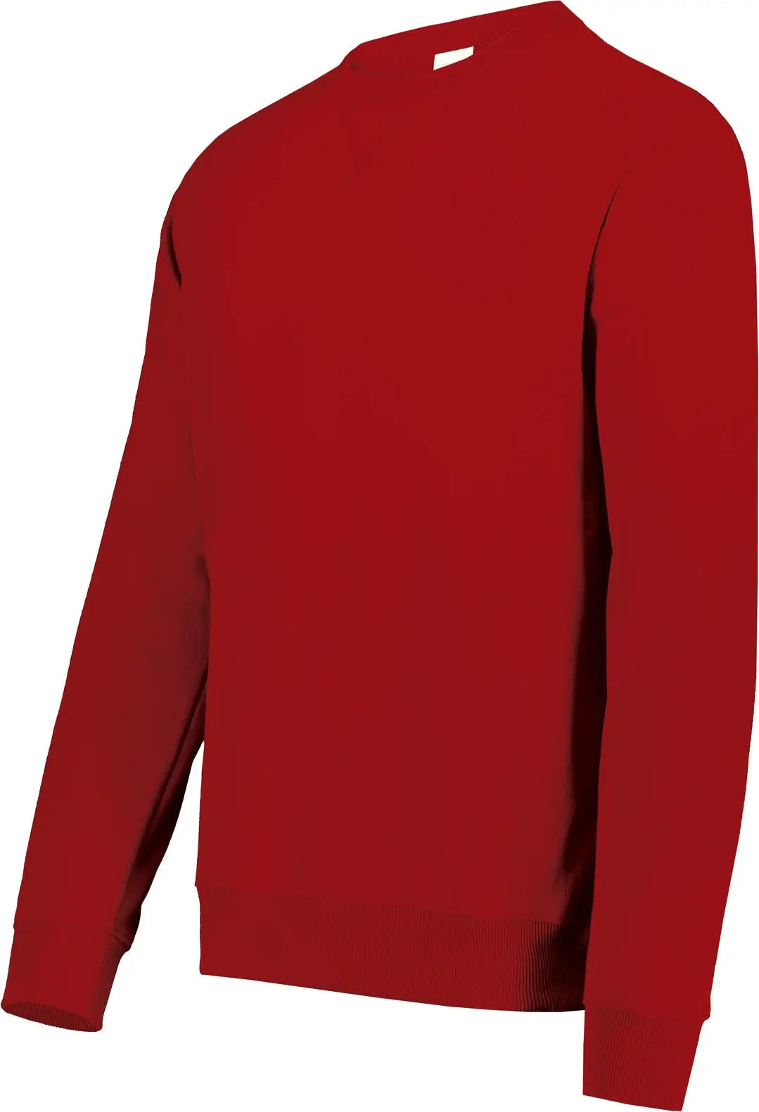 Augusta 6958 Youth All-day Core Basic Fleece Crew Sweatshirt - Charalerry Red - s