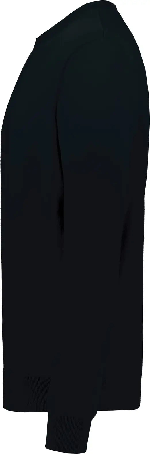 Augusta 6958 Youth All-day Core Basic Fleece Crew Sweatshirt - Jet Black
