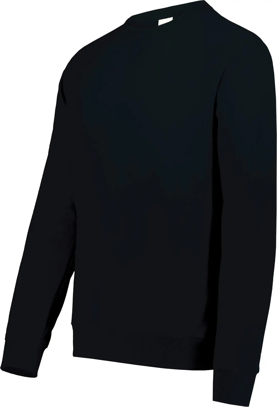 Augusta 6958 Youth All-day Core Basic Fleece Crew Sweatshirt - Jet Black - s