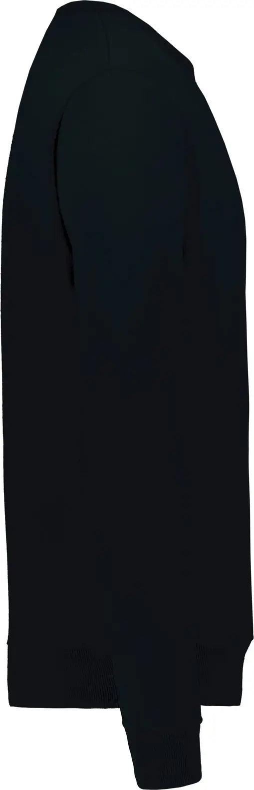 Augusta 6958 Youth All-day Core Basic Fleece Crew Sweatshirt - Jet Black