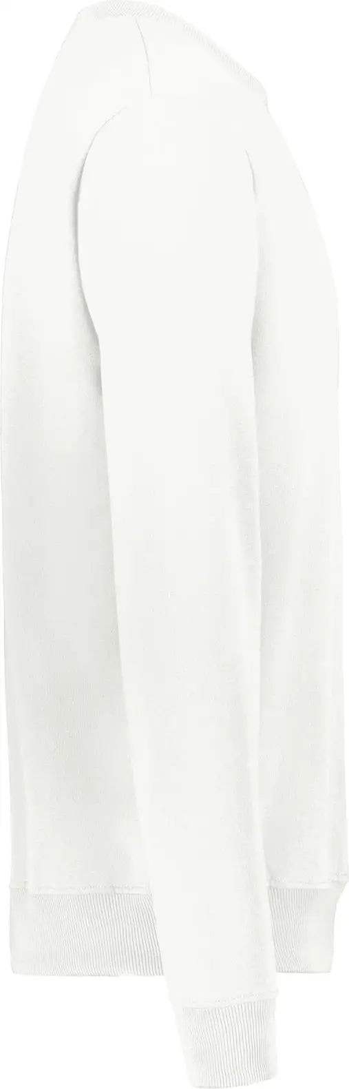 Augusta 6958 Youth All-day Core Basic Fleece Crew Sweatshirt - Ultra White