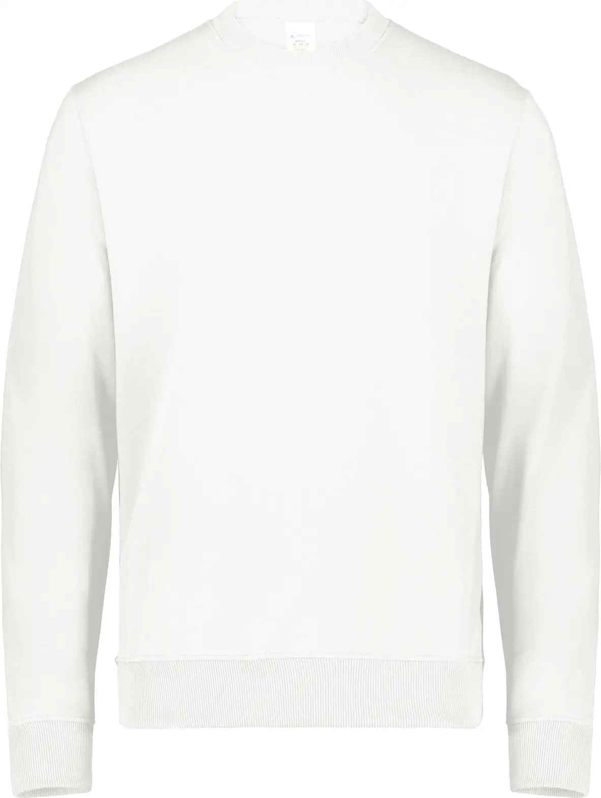 Augusta 6958 Youth All-day Core Basic Fleece Crew Sweatshirt - Ultra White - s