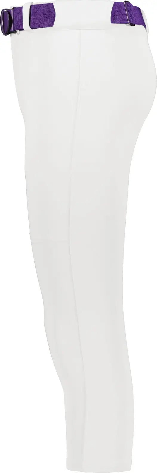 Augusta 6971 Girls Gamer Classic Fastpitch Pants - White