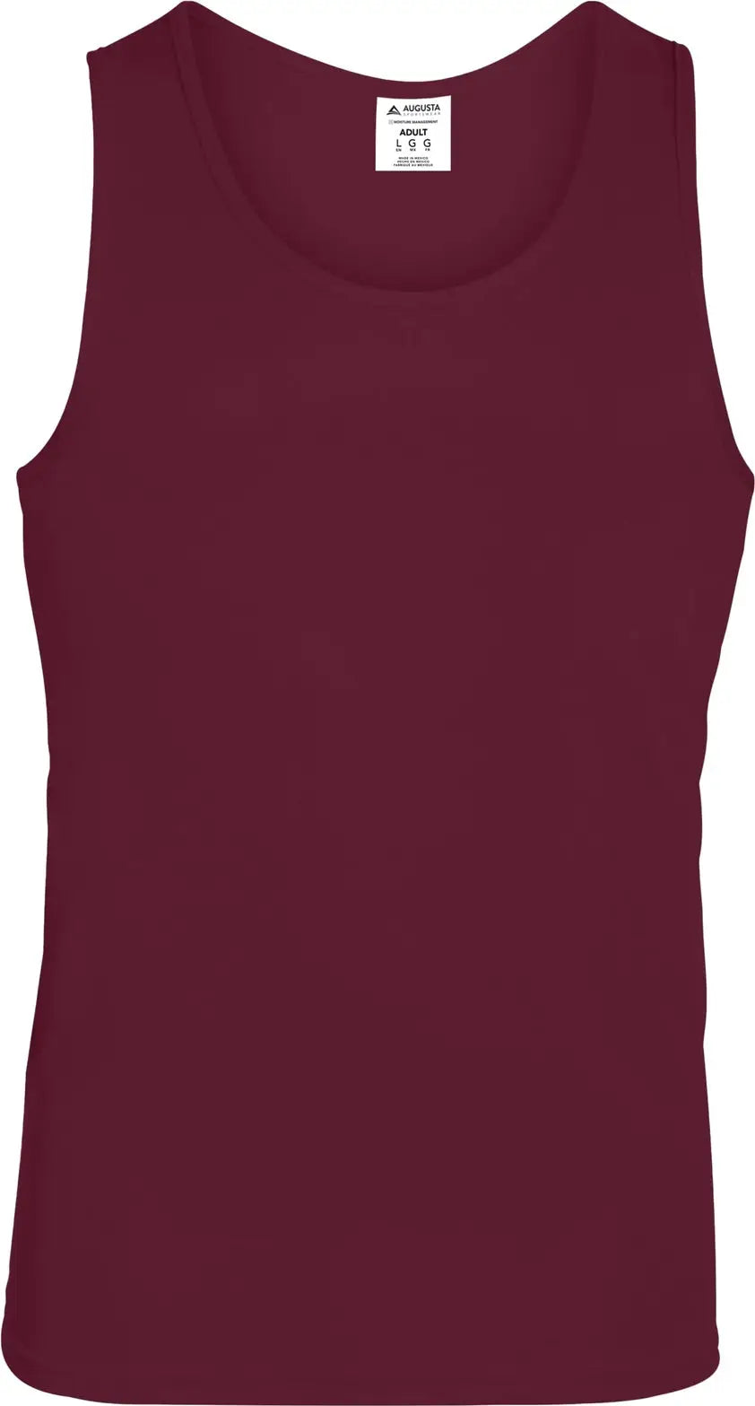 Augusta 703 Training Tank - Maroon - Adult s