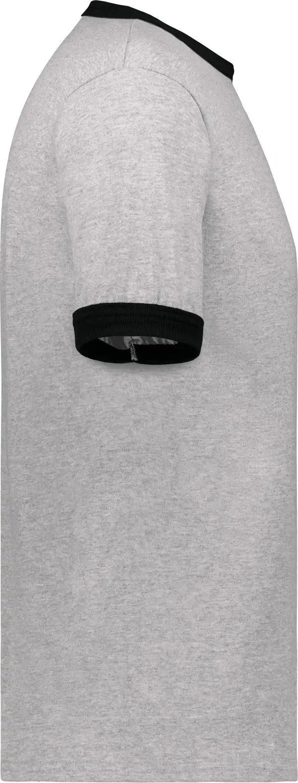 Augusta 710 Adult Ringer T-shirt - Athletic Heather Black