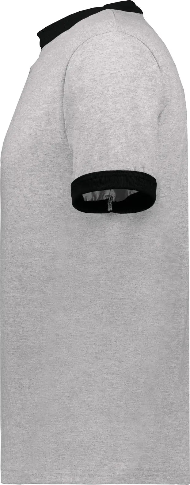 Augusta 710 Adult Ringer T-shirt - Athletic Heather Black