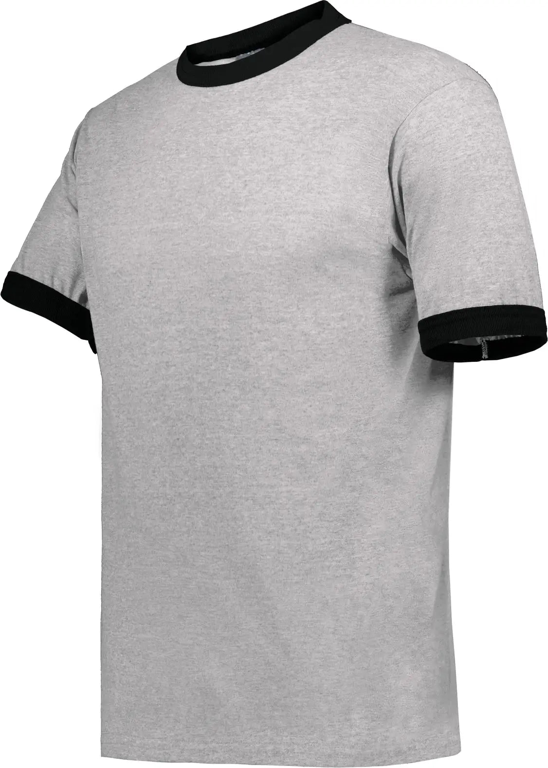 Augusta 710 Adult Ringer T-shirt - Athletic Heather Black - s