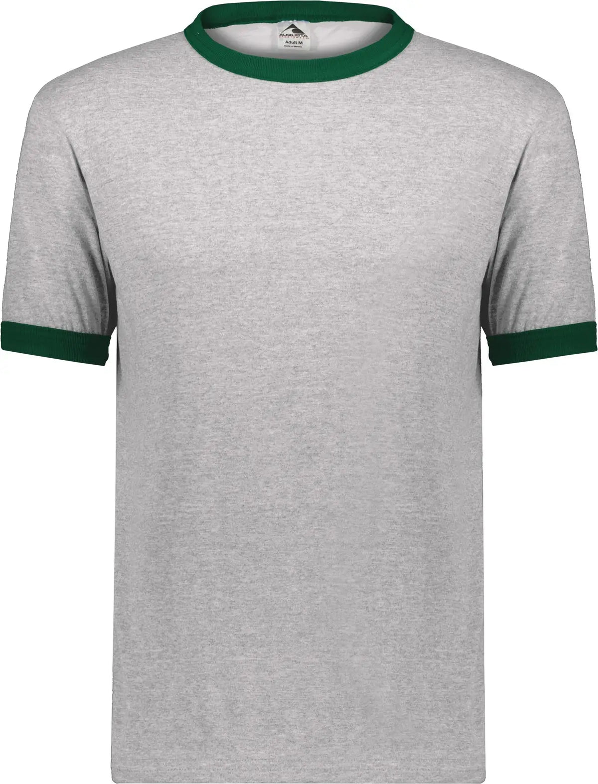 Augusta 710 Adult Ringer T-shirt - Athletic Heather Dark Green