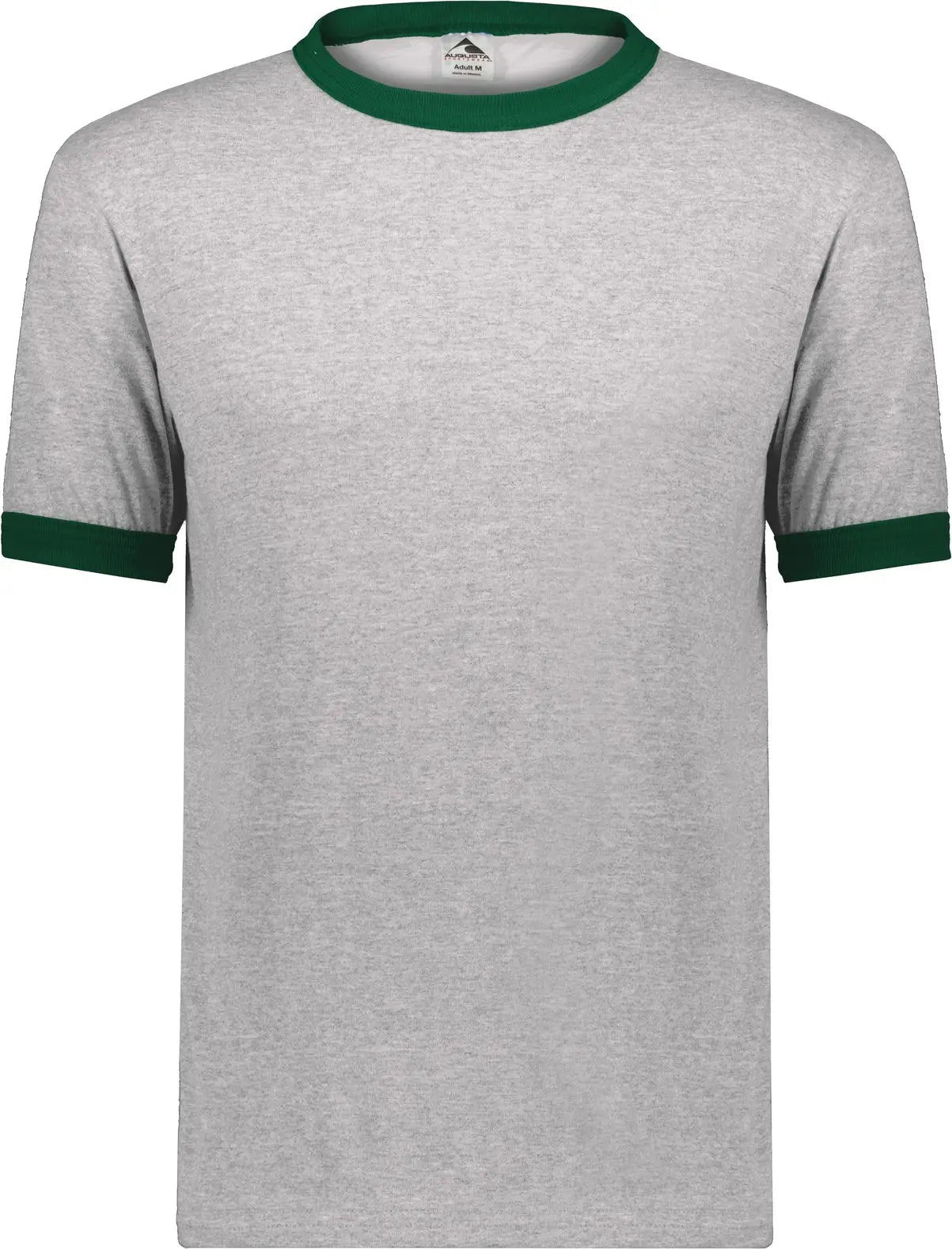 Augusta 710 Adult Ringer T-shirt - Athletic Heather Dark Green - s