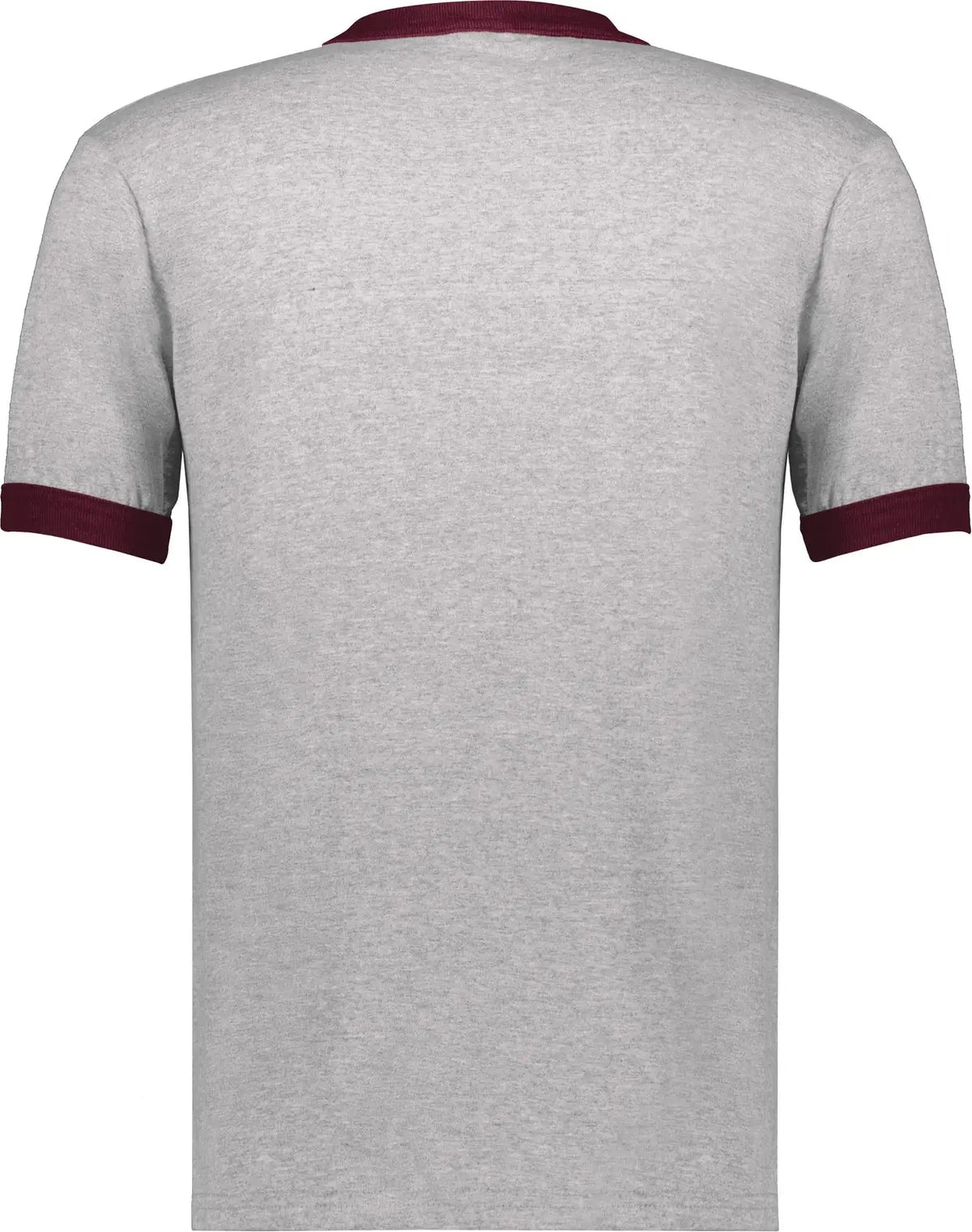 Augusta 710 Adult Ringer T-shirt - Athletic Heather Maroon