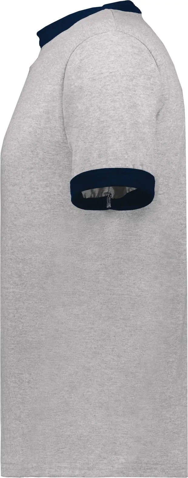 Augusta 710 Adult Ringer T-shirt - Athletic Heather Navy