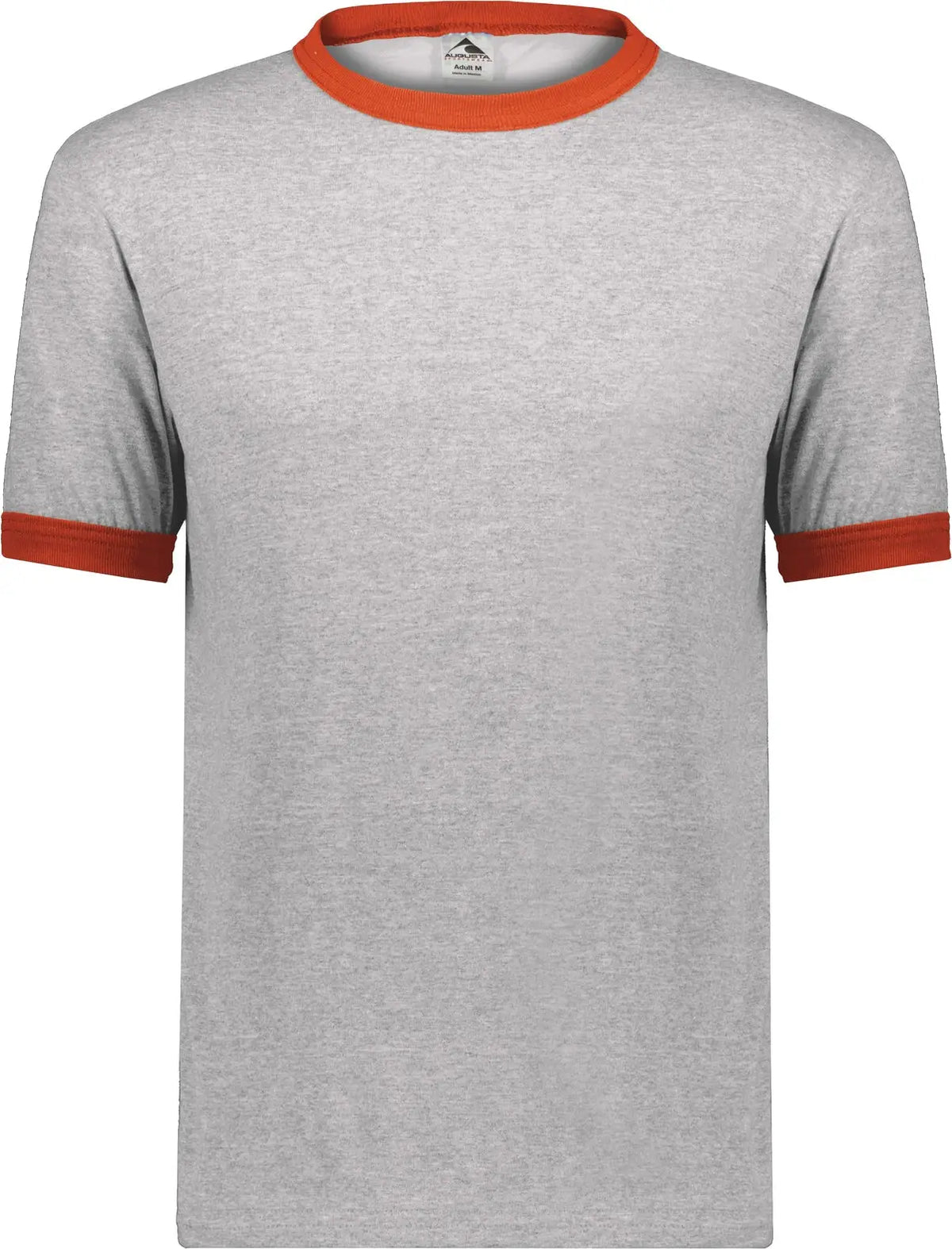 Augusta 710 Adult Ringer T-shirt - Athletic Heather Orange