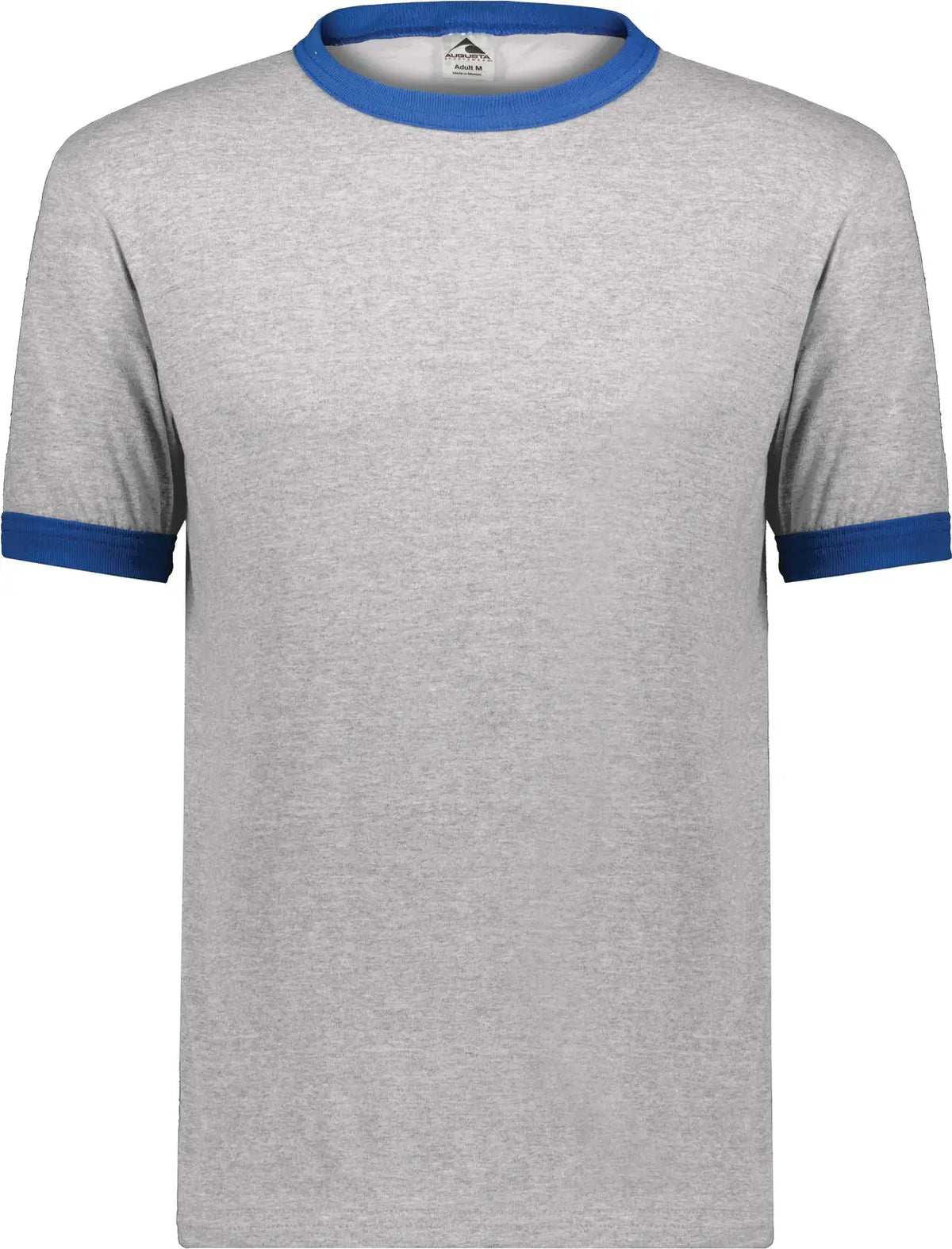 Augusta 710 Adult Ringer T-shirt - Athletic Heather Royal
