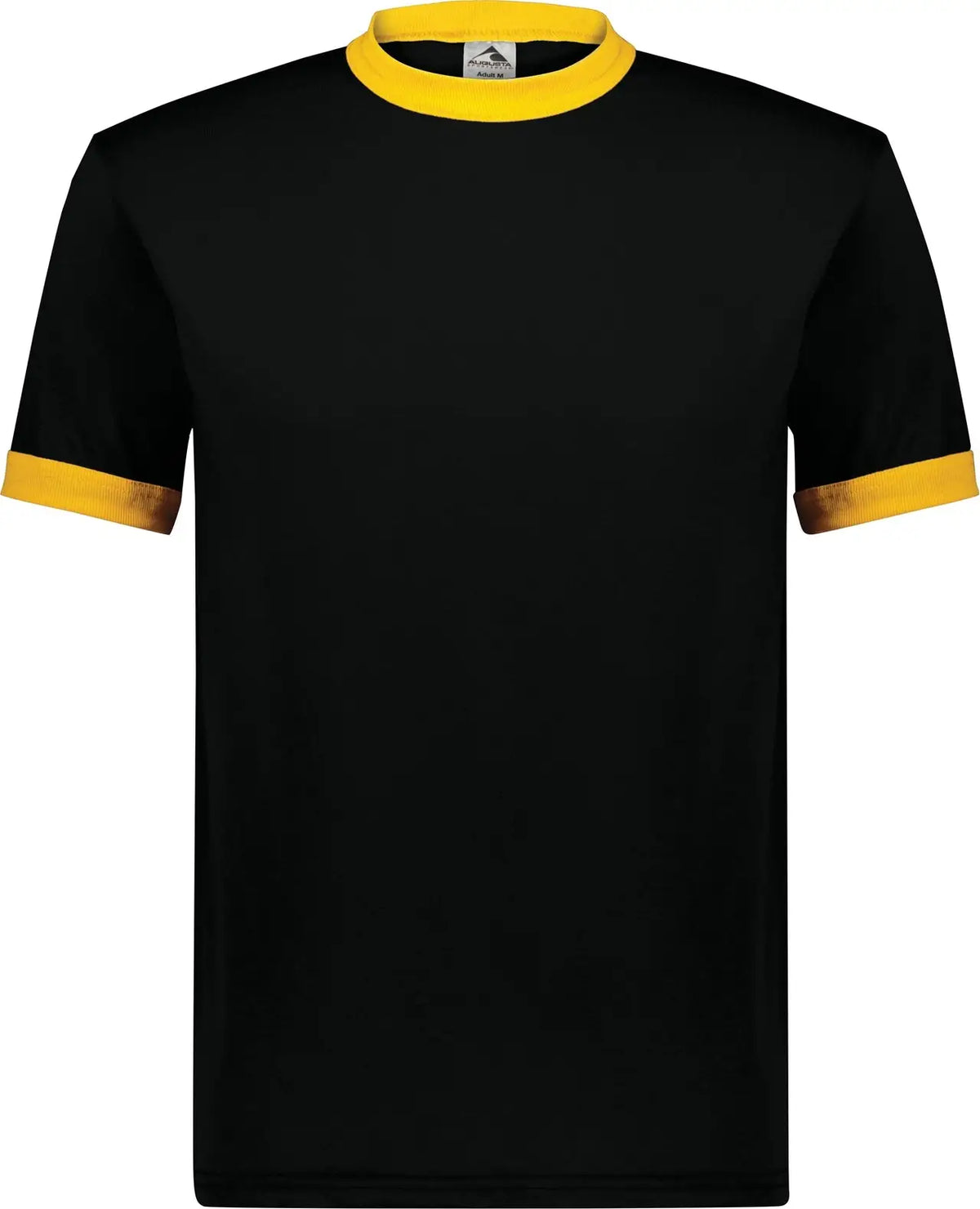 Augusta 710 Adult Ringer T-shirt - Black Gold