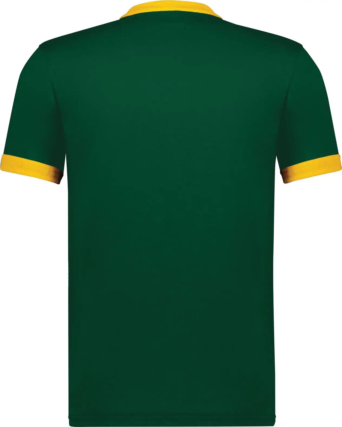 Augusta 710 Adult Ringer T-shirt - Dark Green Gold