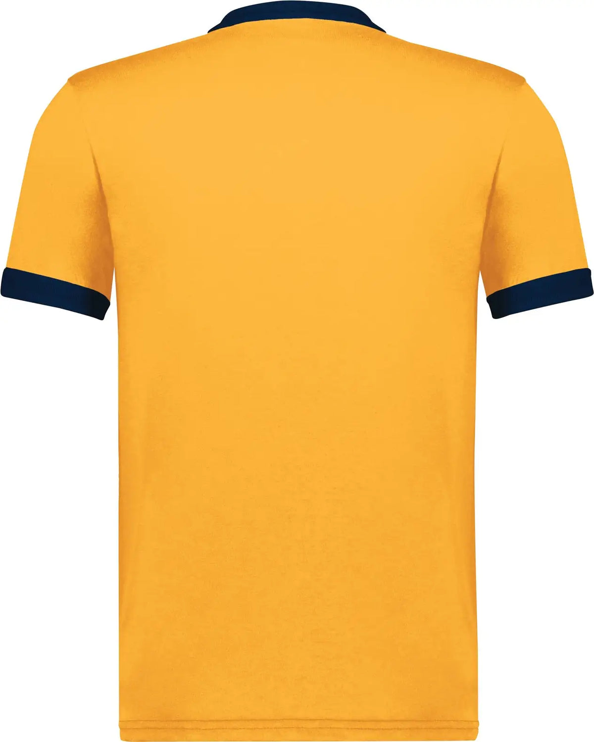 Augusta 710 Adult Ringer T-shirt - Gold Navy