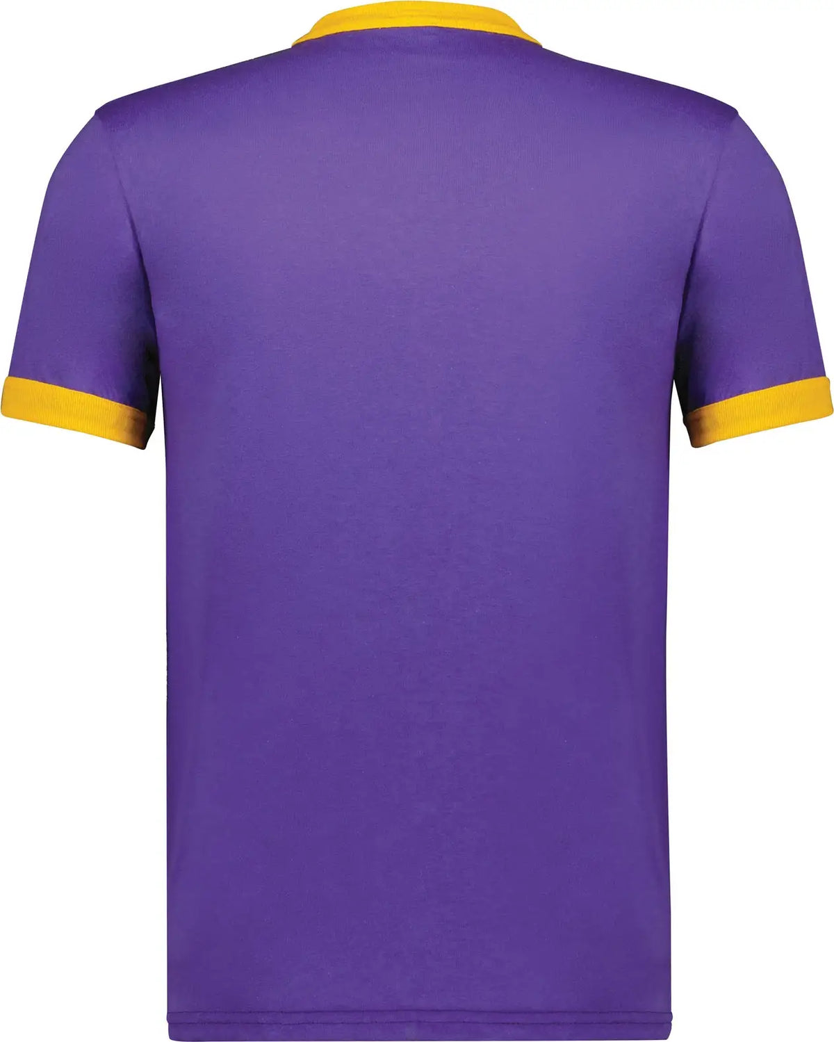 Augusta 710 Adult Ringer T-shirt - Purple Gold