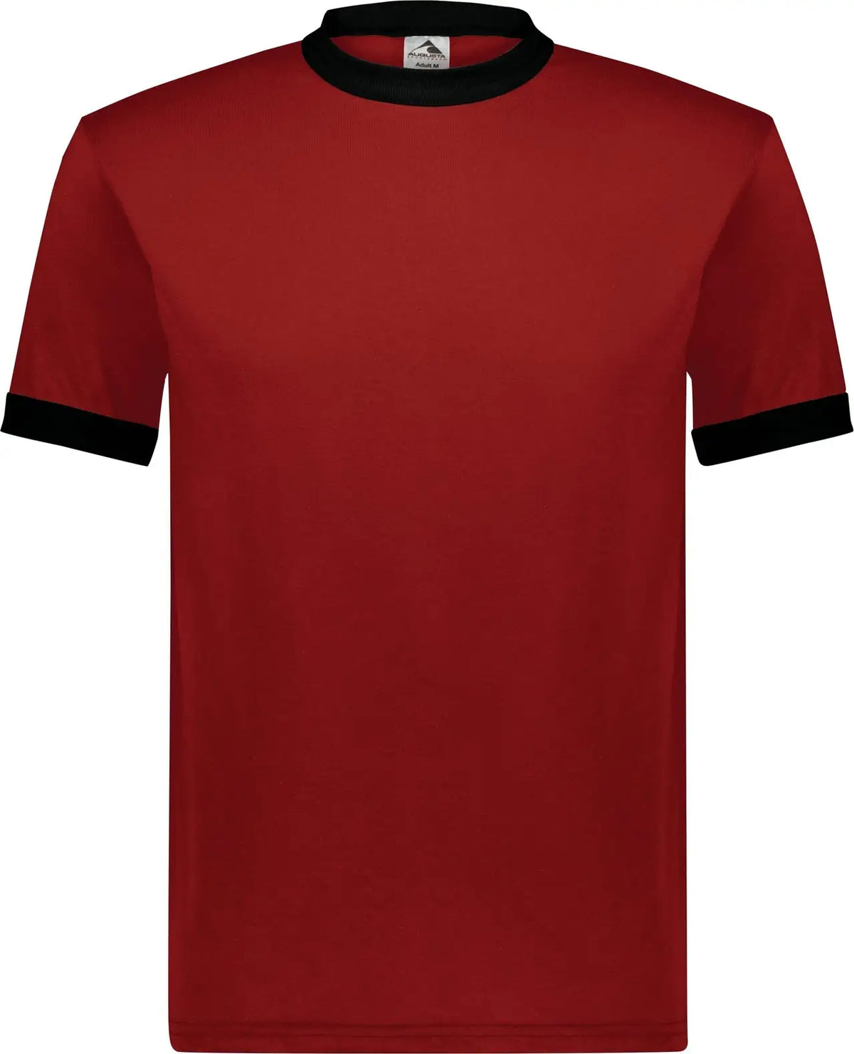Augusta 710 Adult Ringer T-shirt - Red Black