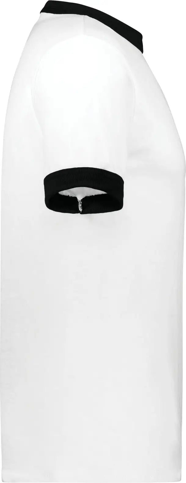 Augusta 710 Adult Ringer T-shirt - White Black