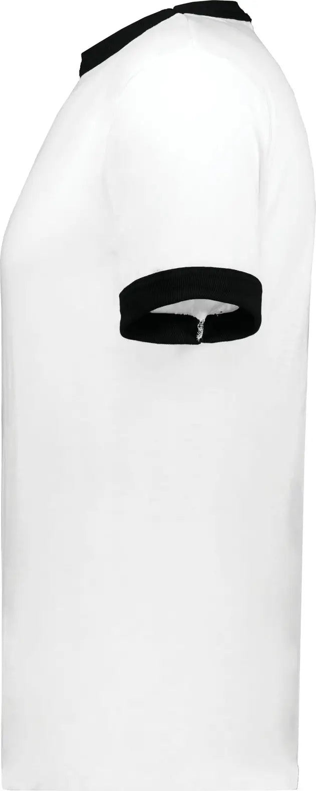 Augusta 710 Adult Ringer T-shirt - White Black