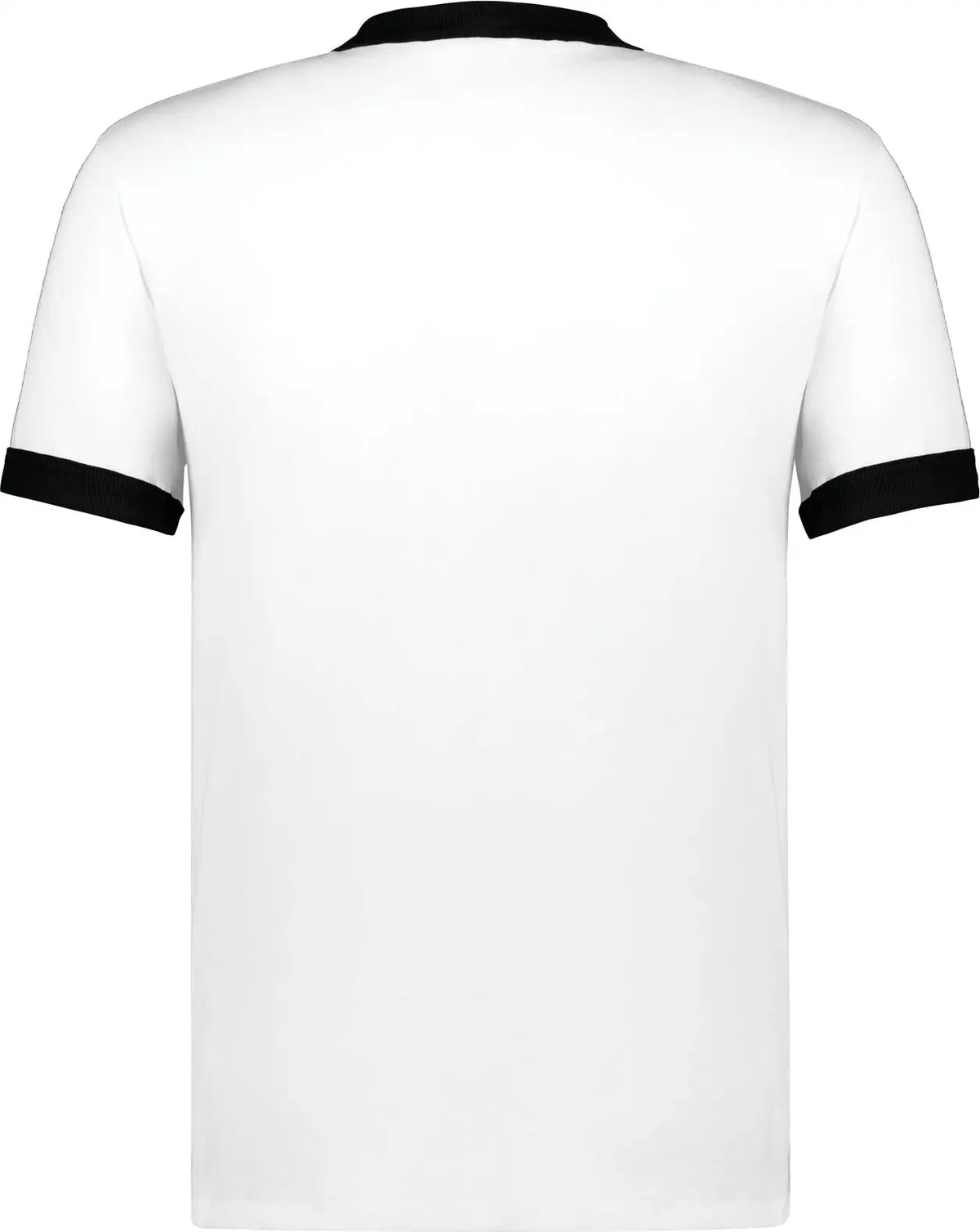 Augusta 710 Adult Ringer T-shirt - White Black