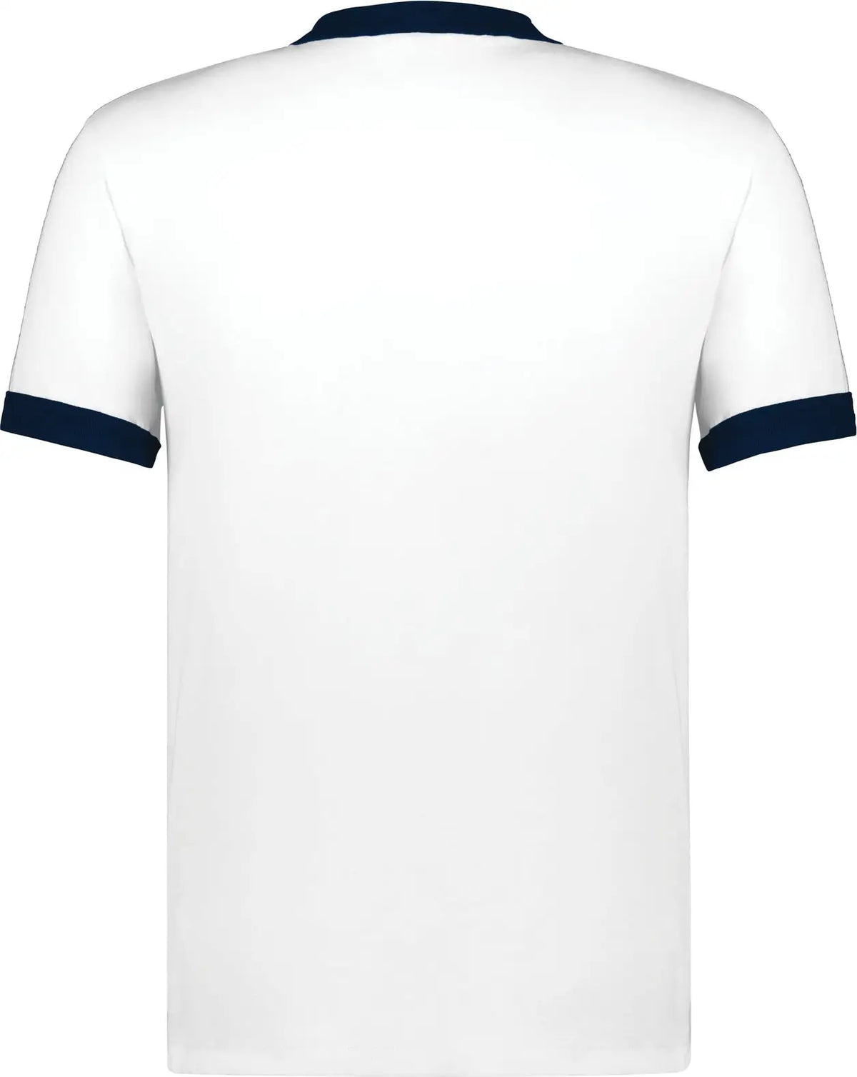 Augusta 710 Adult Ringer T-shirt - White Navy