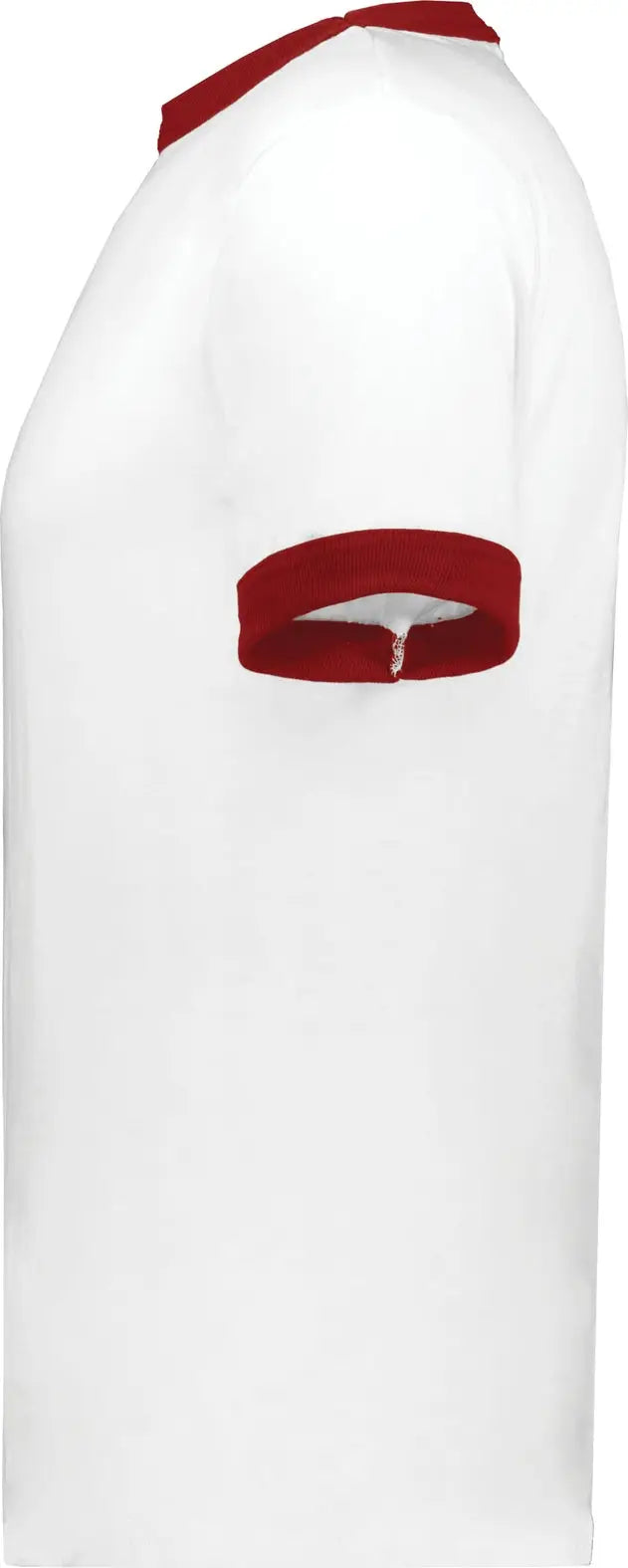 Augusta 710 Adult Ringer T-shirt - White Red