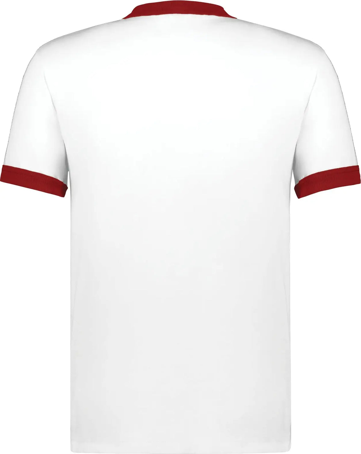 Augusta 710 Adult Ringer T-shirt - White Red