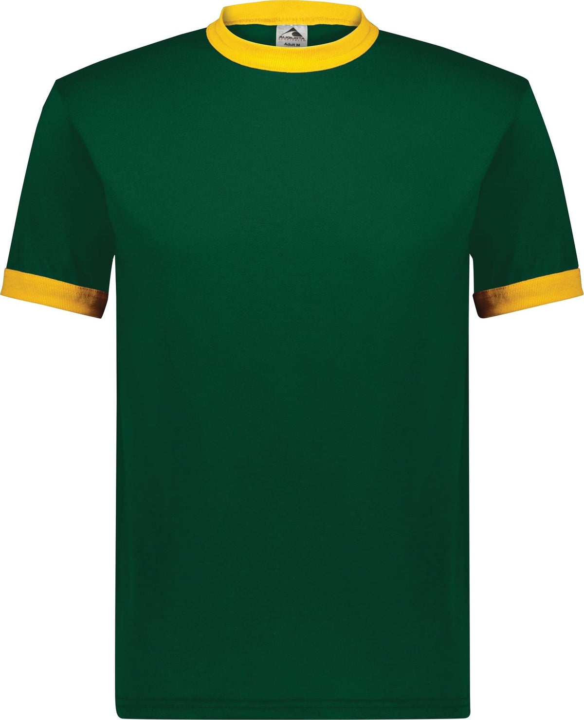 Augusta 711 Youth Ringer T-shirt - Dark Green Gold