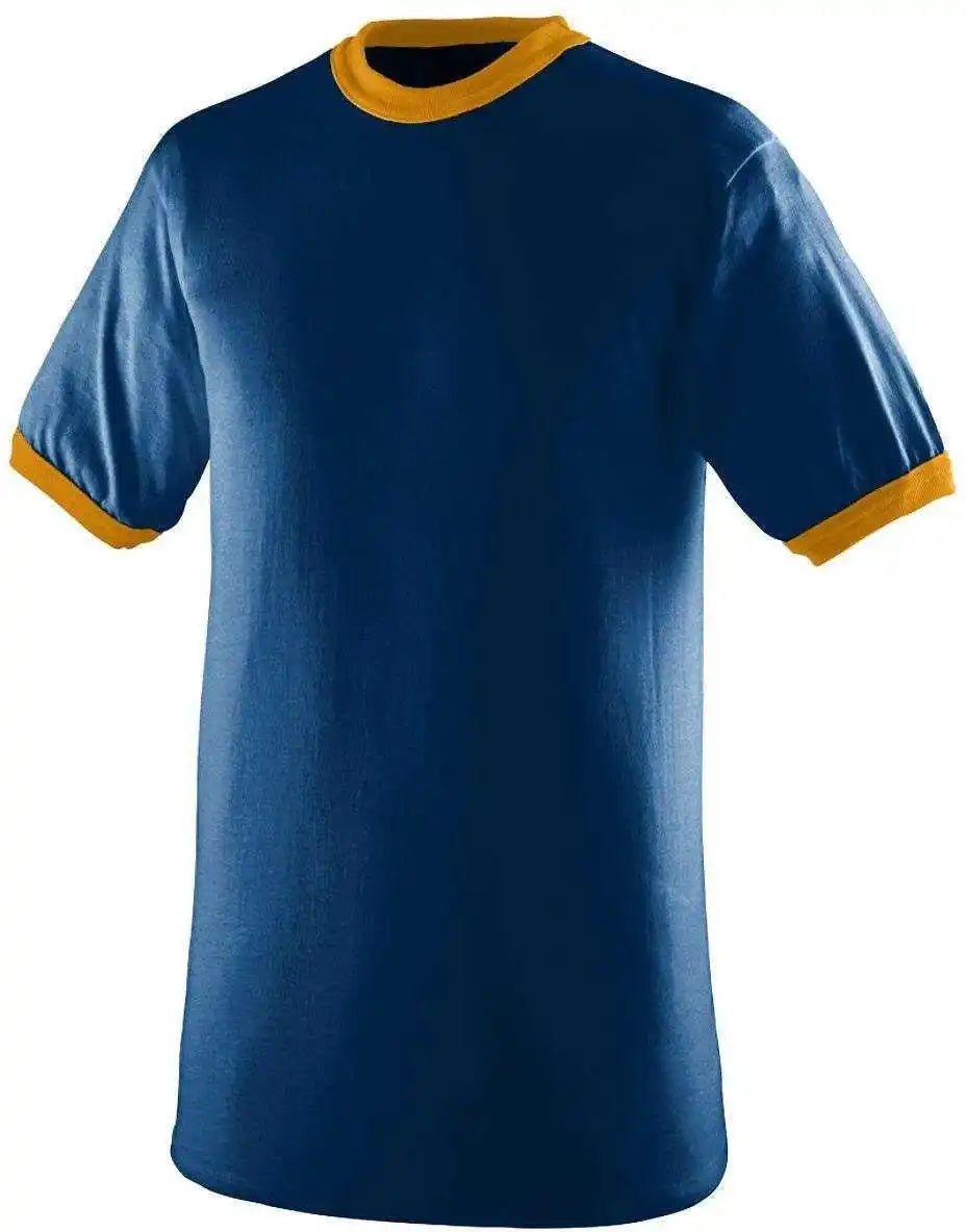 Augusta 711 Youth-ringer T-shirt - Navy Gold