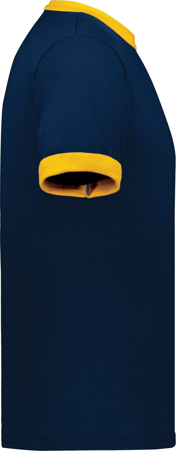 Augusta 711 Youth Ringer T-shirt - Navy Gold