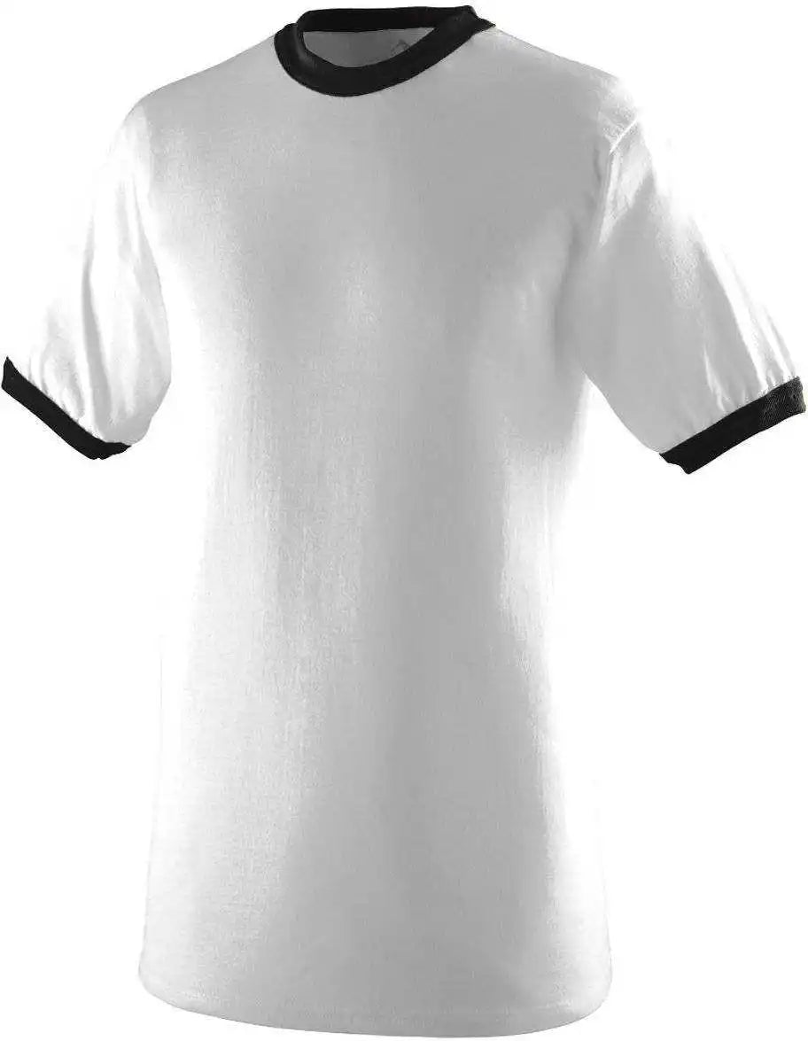 Augusta 711 Youth-ringer T-shirt - White Black