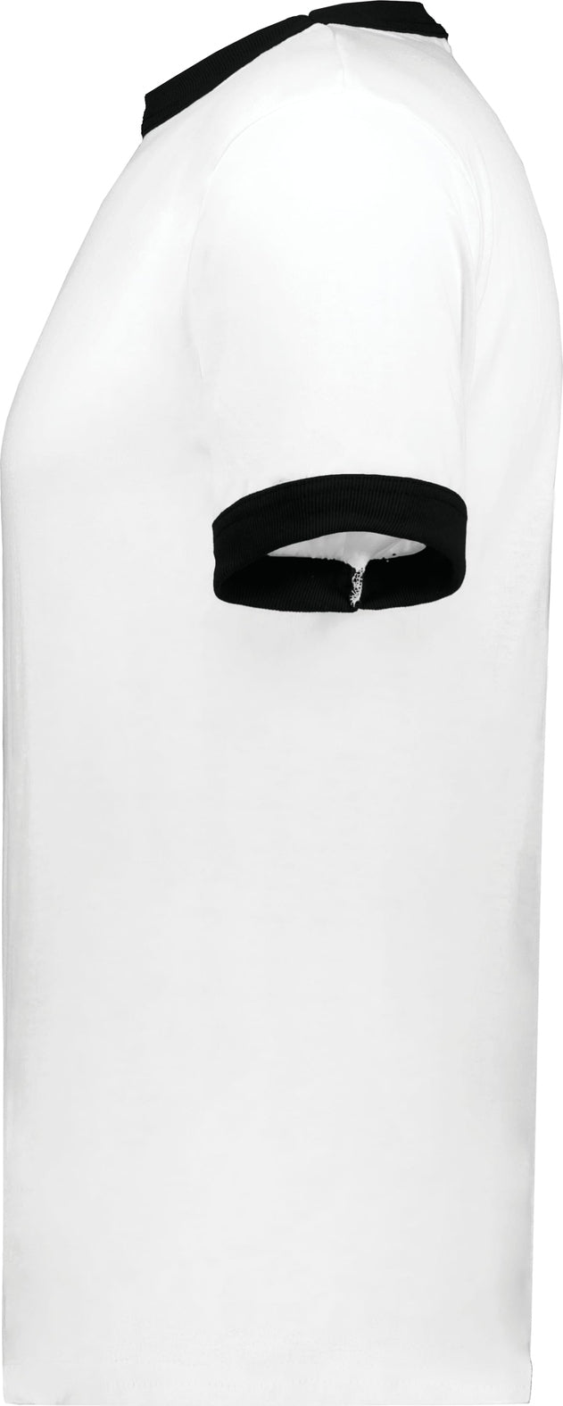 Augusta 711 Youth Ringer T-shirt - White Black